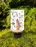 Flora y fauna de Chile - Mapa desplegable